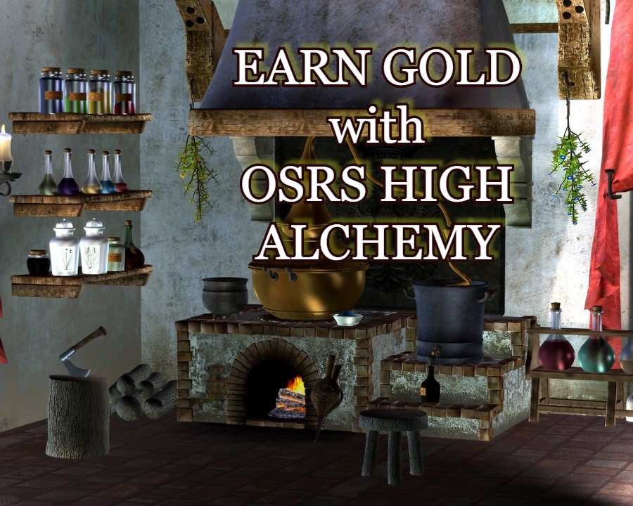 Earn OSRS gold with OSRS High Alchemy