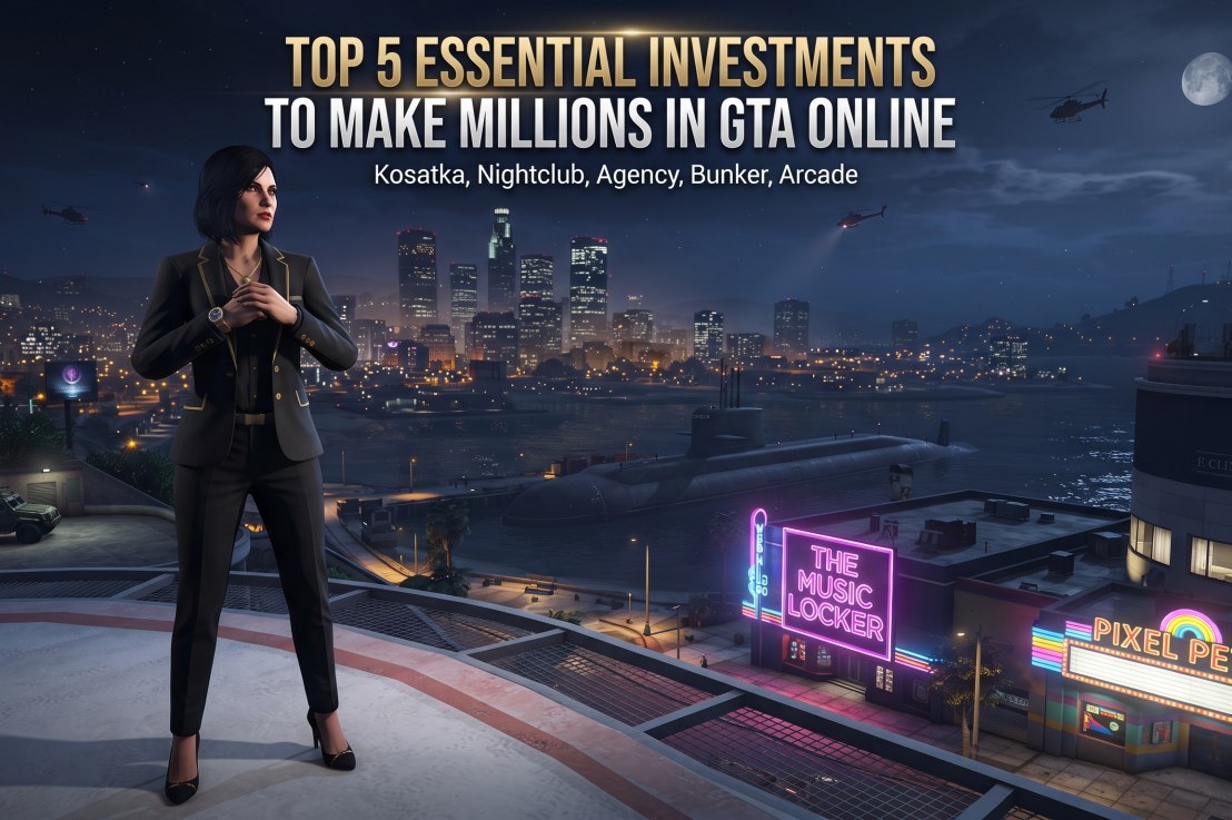 Top 5 Essential Investments to Make Millions in GTA&nbsp;Online