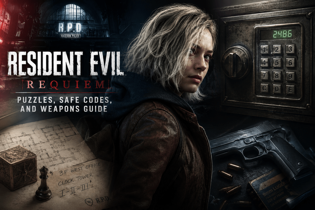 Resident Evil Requiem: Puzzles, Safe Codes, and Weapons&nbsp;Guide