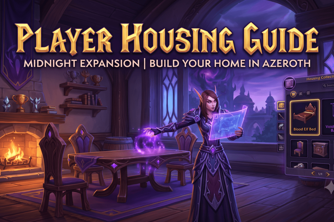 WoW Midnight Player Housing Guide – Unlock, Build & Decorate Your&nbsp;Home