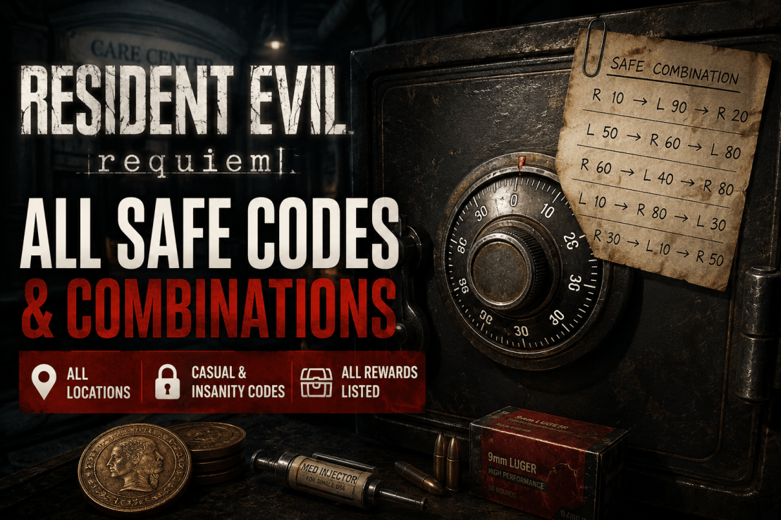 Resident Evil Requiem Safe Codes: All Combinations &&nbsp;Locations