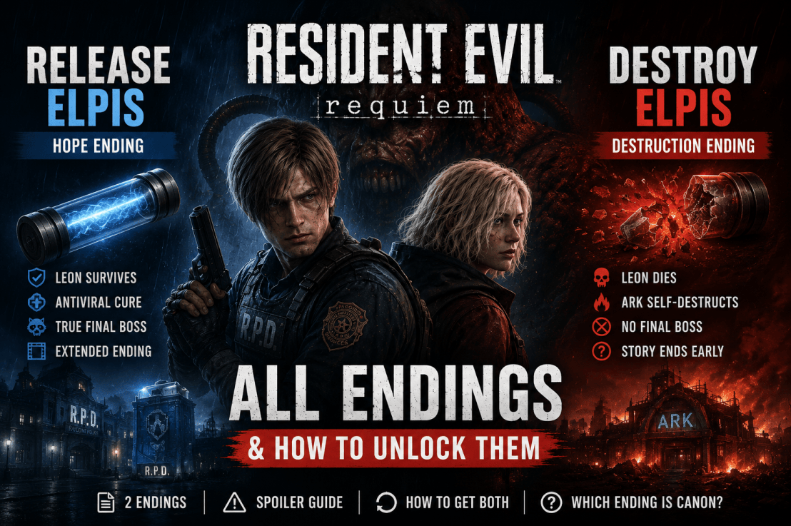 Resident Evil Requiem: All Endings & How to Unlock&nbsp;Them