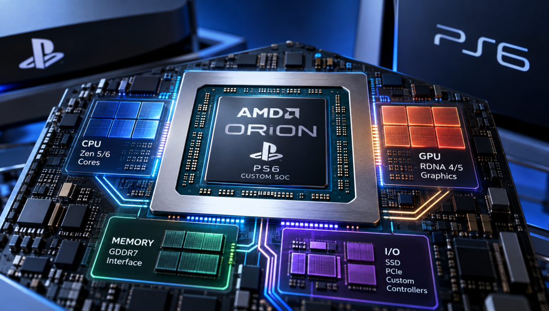 PS6 Specs & Release Date Leak: Orion SoC, GDDR7 & Cost&nbsp;Analysis